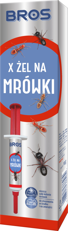 BROS X żel na mrówki 10 g — opakowanie